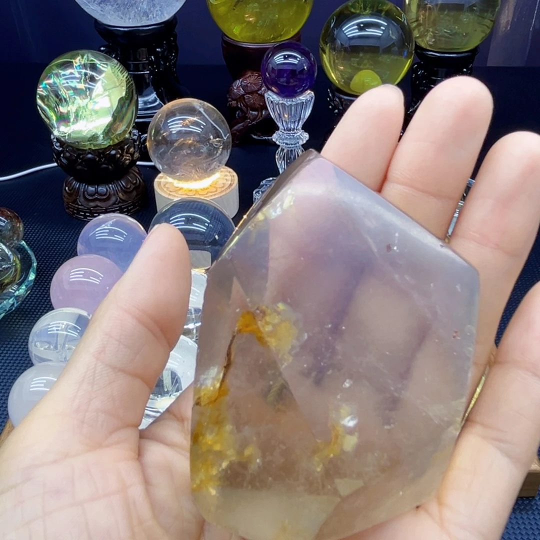 未镶嵌珠宝半成品水晶高5公分