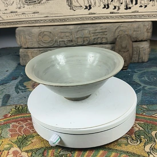 用***8陕西窑口窑州窑月白釉碗