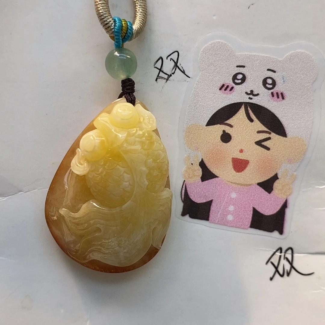 定制琥珀未镶嵌金玉满堂