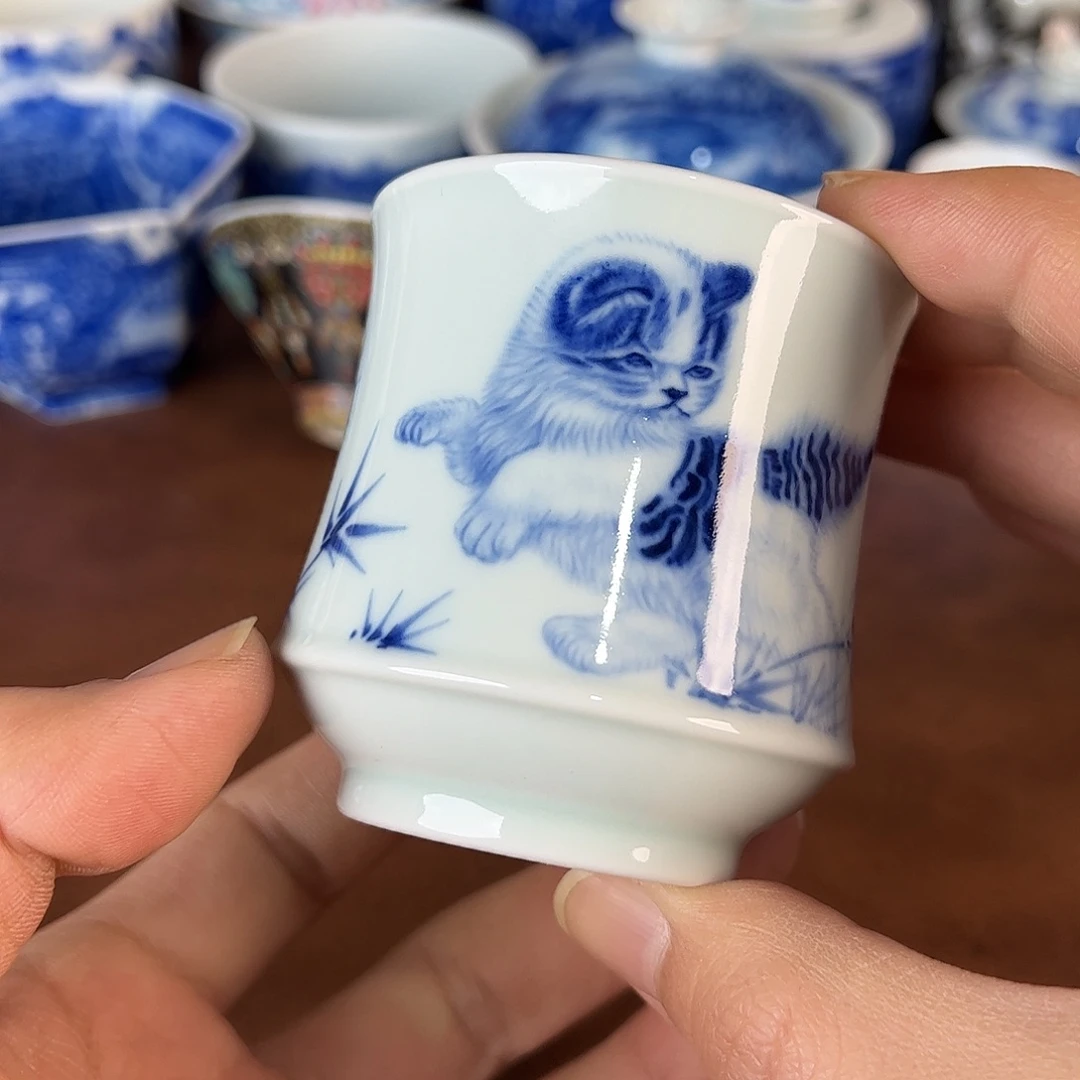 瓷片景德镇全手工手绘陶瓷