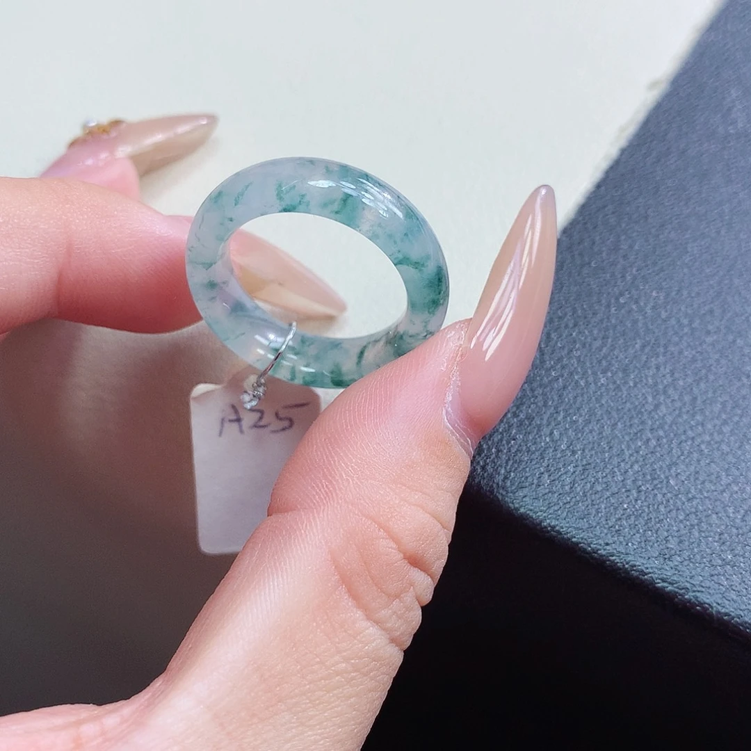 未镶嵌戒指翡翠14-15号