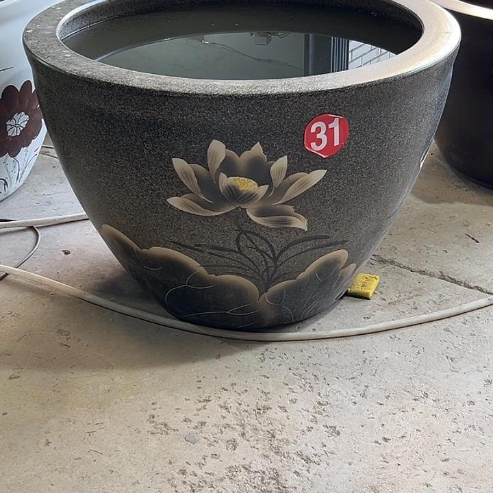 好***易景德镇陶瓷鱼缸直径1米