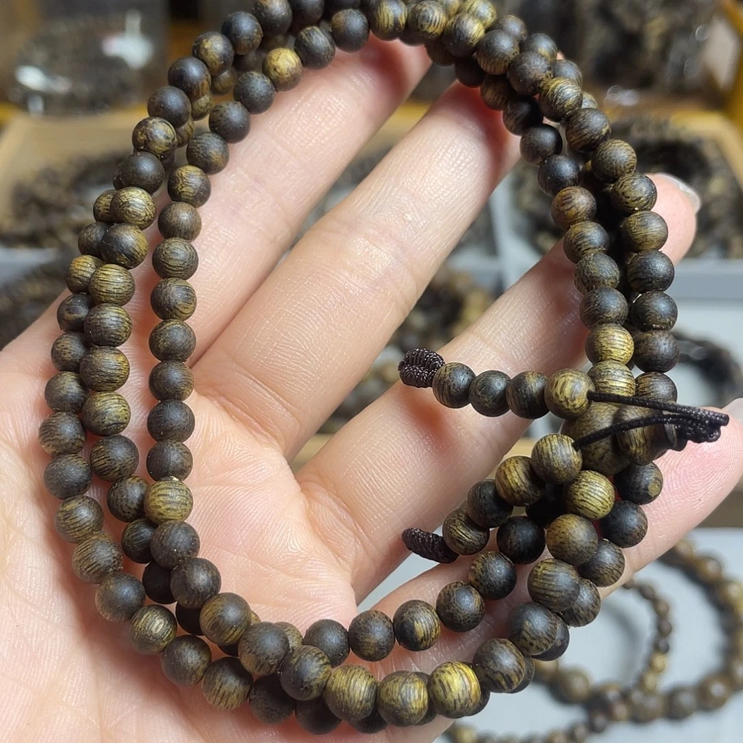 沉香碎屑沉香棋楠沉香老料多圈5mm花香蜜香