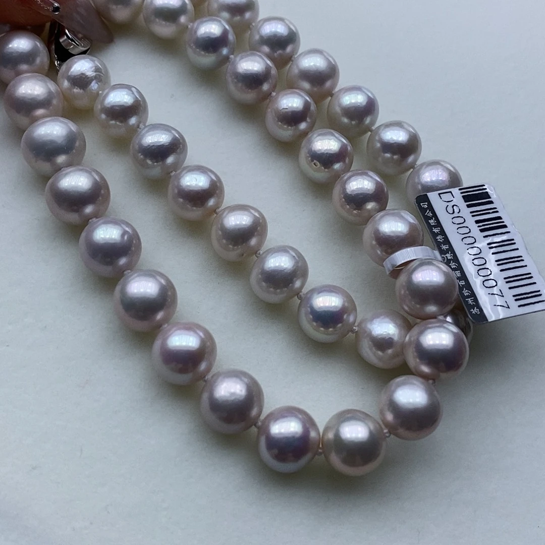 淡水珍珠颈饰银S925镶嵌➕10高品炫彩