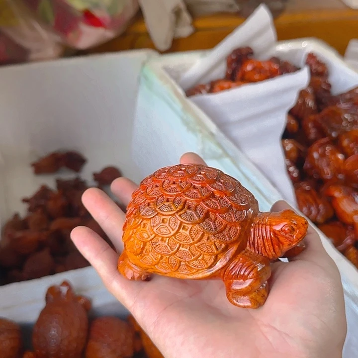 木花梨木12金钱龟一只