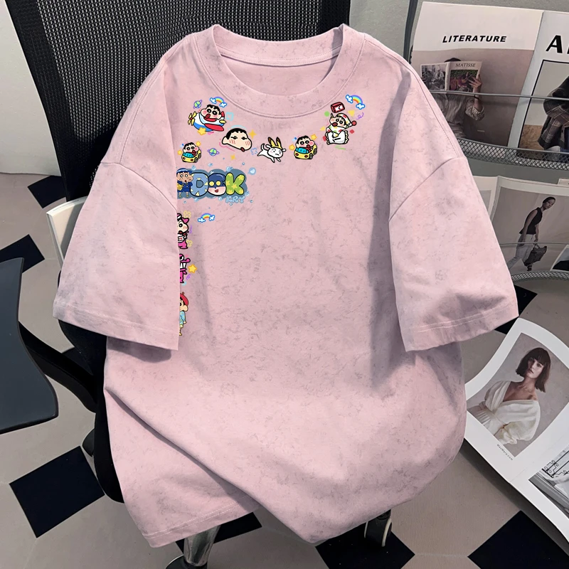 Dekkry国潮小众夏季纯棉扎染短袖t恤男女百搭设计感休闲情侣上衣