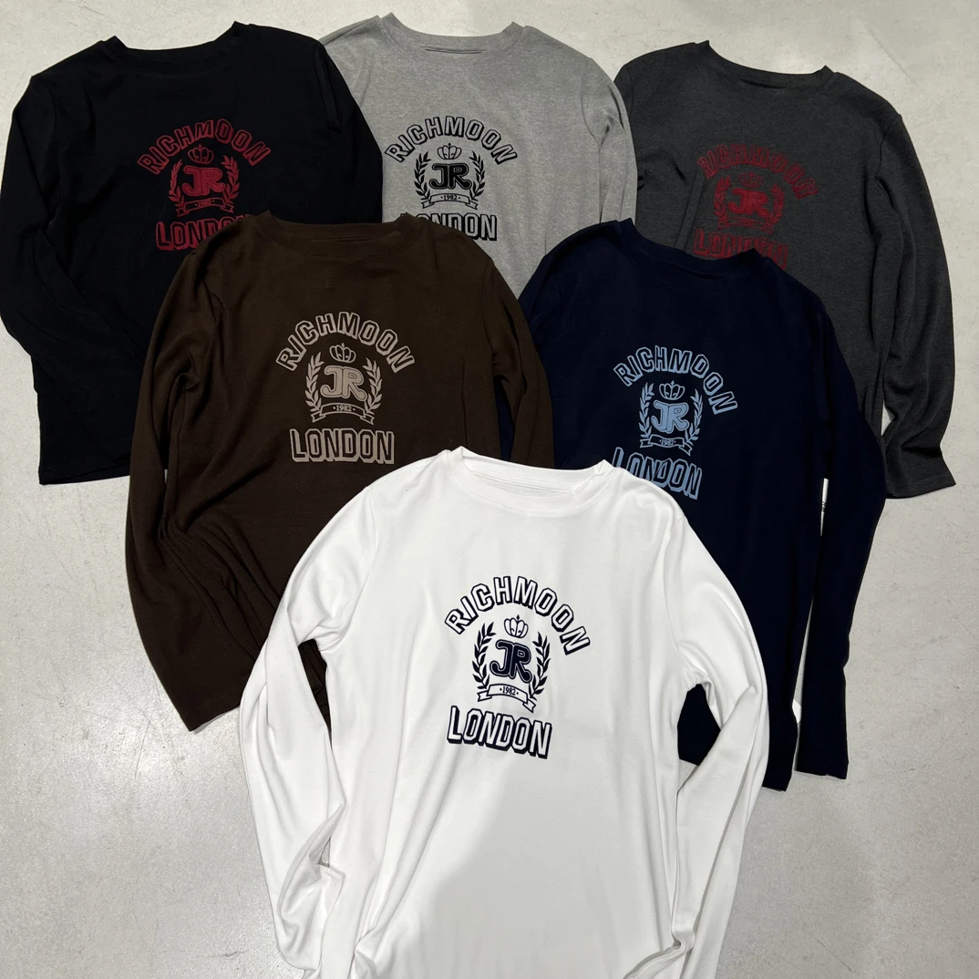 『婷老板』新款、R字母百搭六色长袖T恤719-71