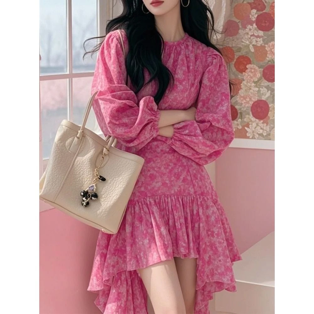 哥弟阿玛施正品【断码】2025春季新款女装多巴胺绝美小裙法式气质