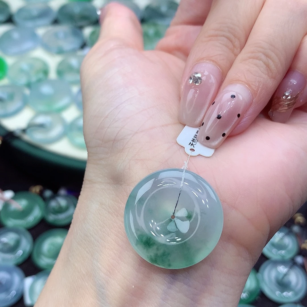 颈饰未镶嵌翡翠编号27尺寸23.8/6.3