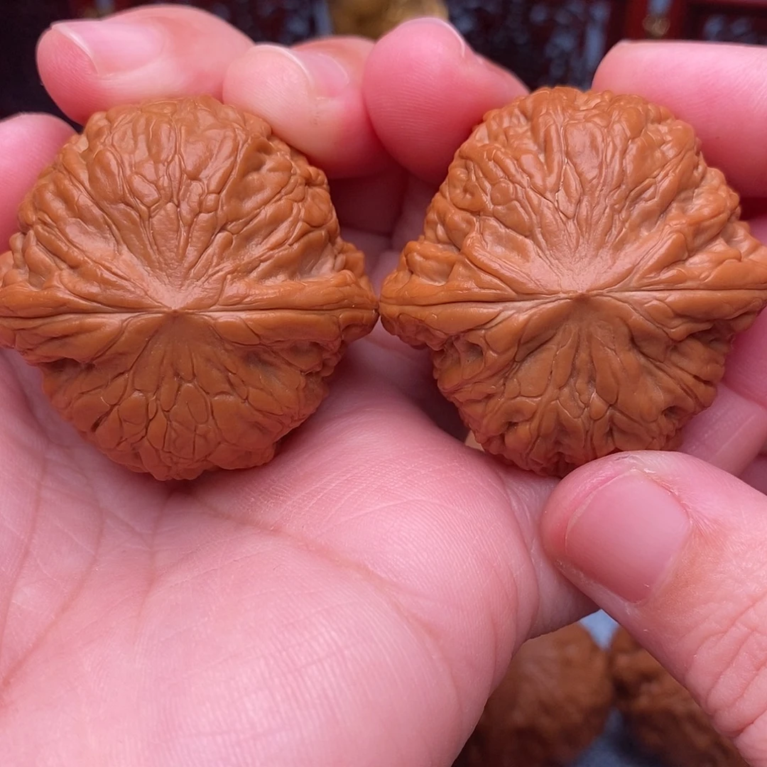 文玩核桃把件41全品绝配铁锤爆肉