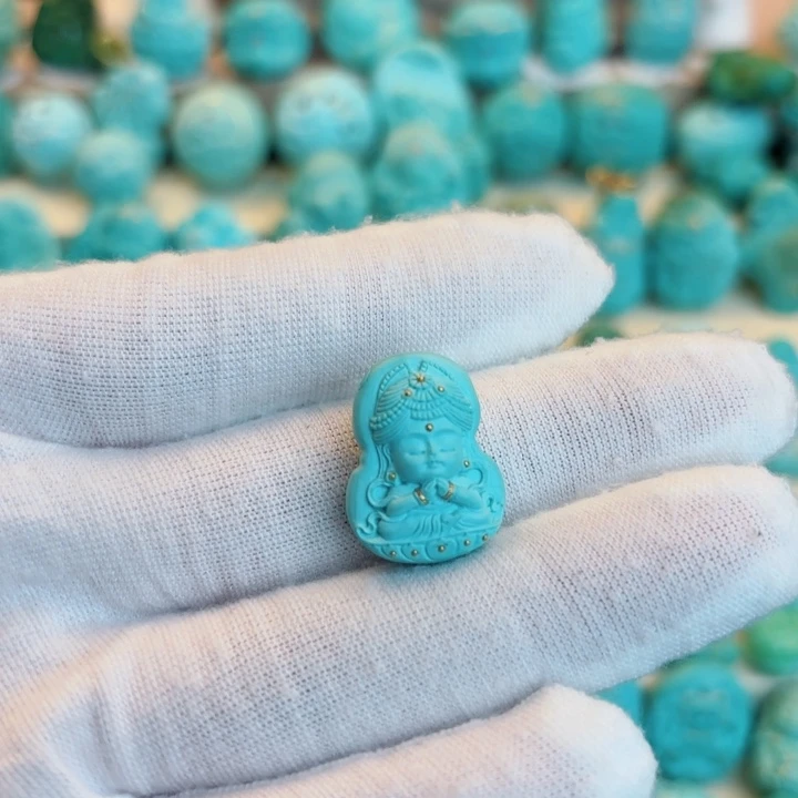 未镶嵌绿松石珠宝奇石