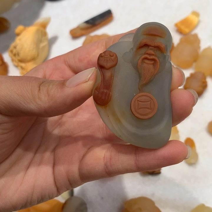石英质玉（黄龙玉）未镶嵌手链