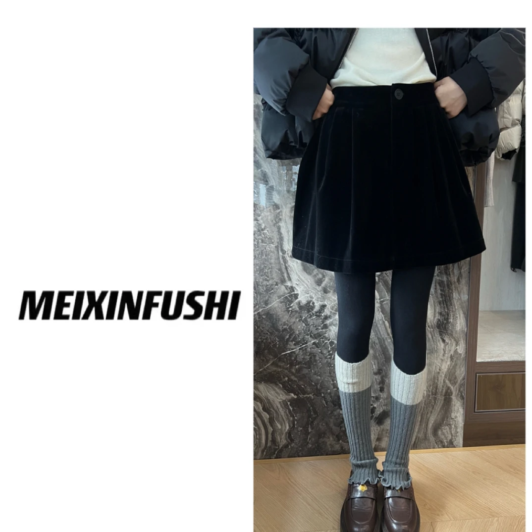 【Mei Xin】灯芯绒净版半裙/9021/D