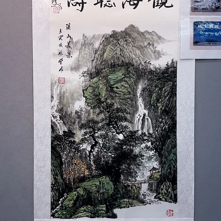 国画书法作品多次参加