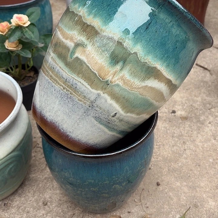 红陶口18高22两个组合