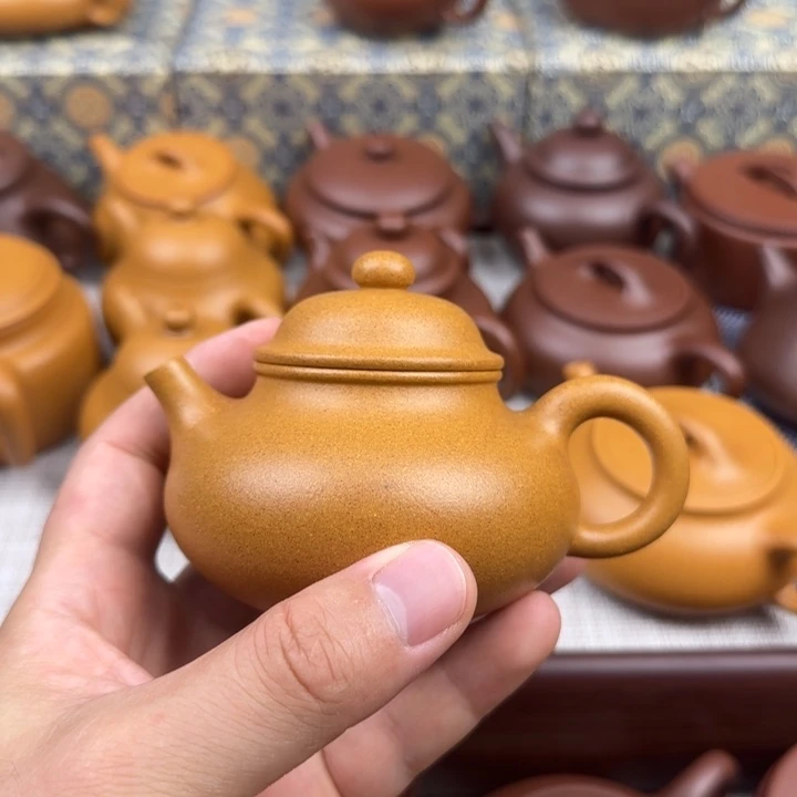 漫***者茶壶紫砂黄金段零添加