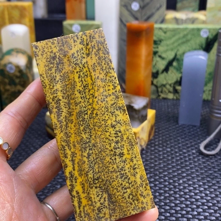 南美石二*凤青田石印章石