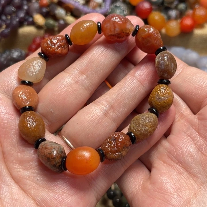 玛瑙/玉髓合金手链