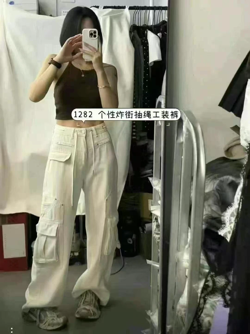 复古工装裤韩版时尚