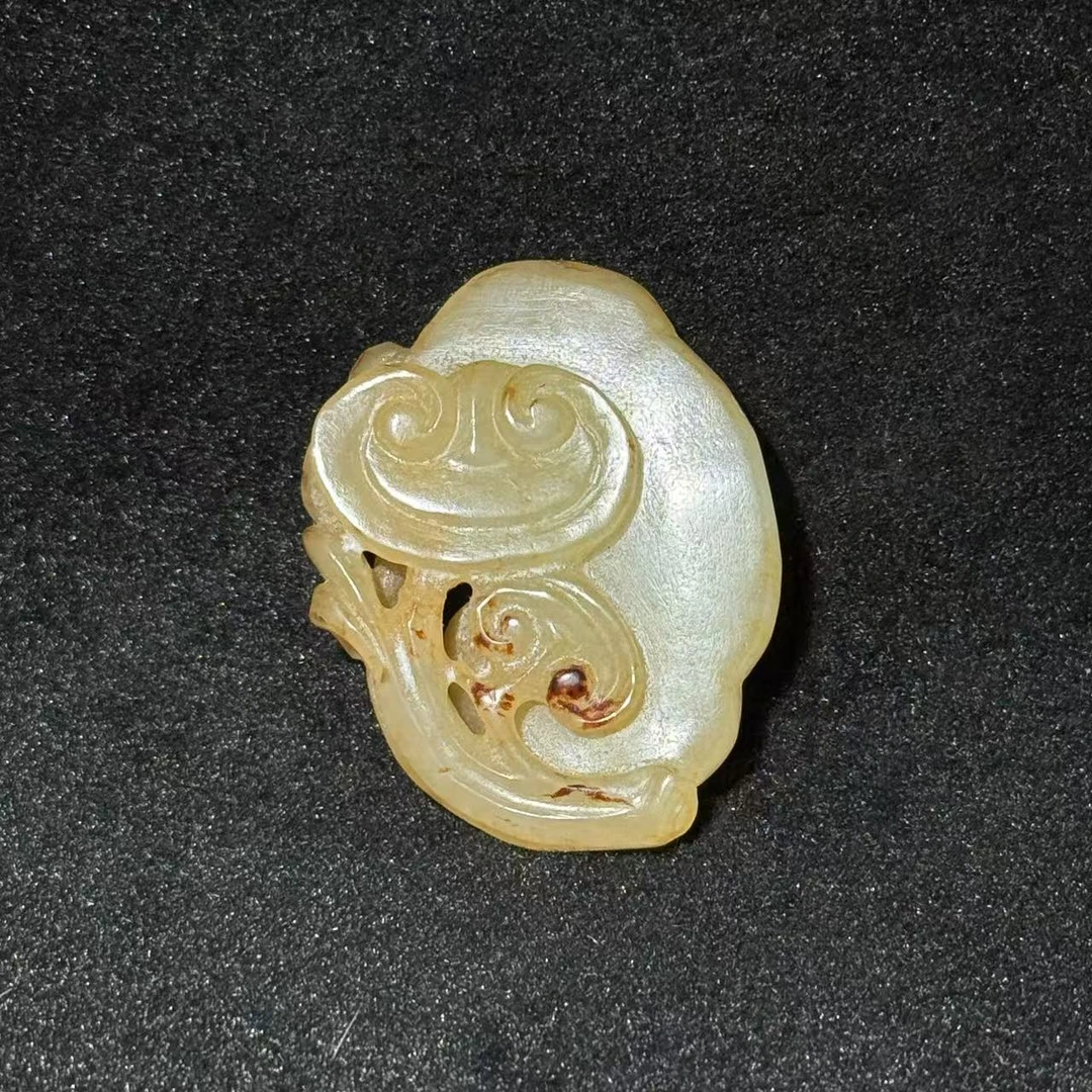 《清代》和田玉灵芝 山东国营文物商店25050200357-674