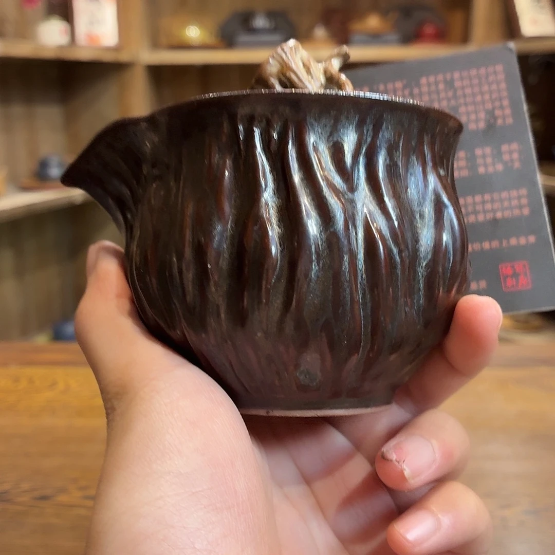 柴烧老岩泥茶器皿