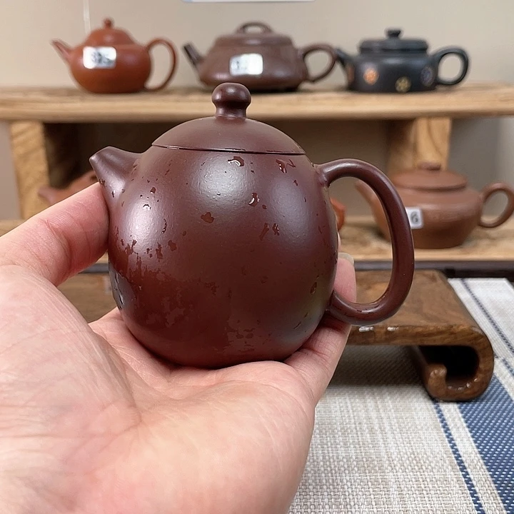 紫砂茶壶天****。原矿手工紫砂壶
