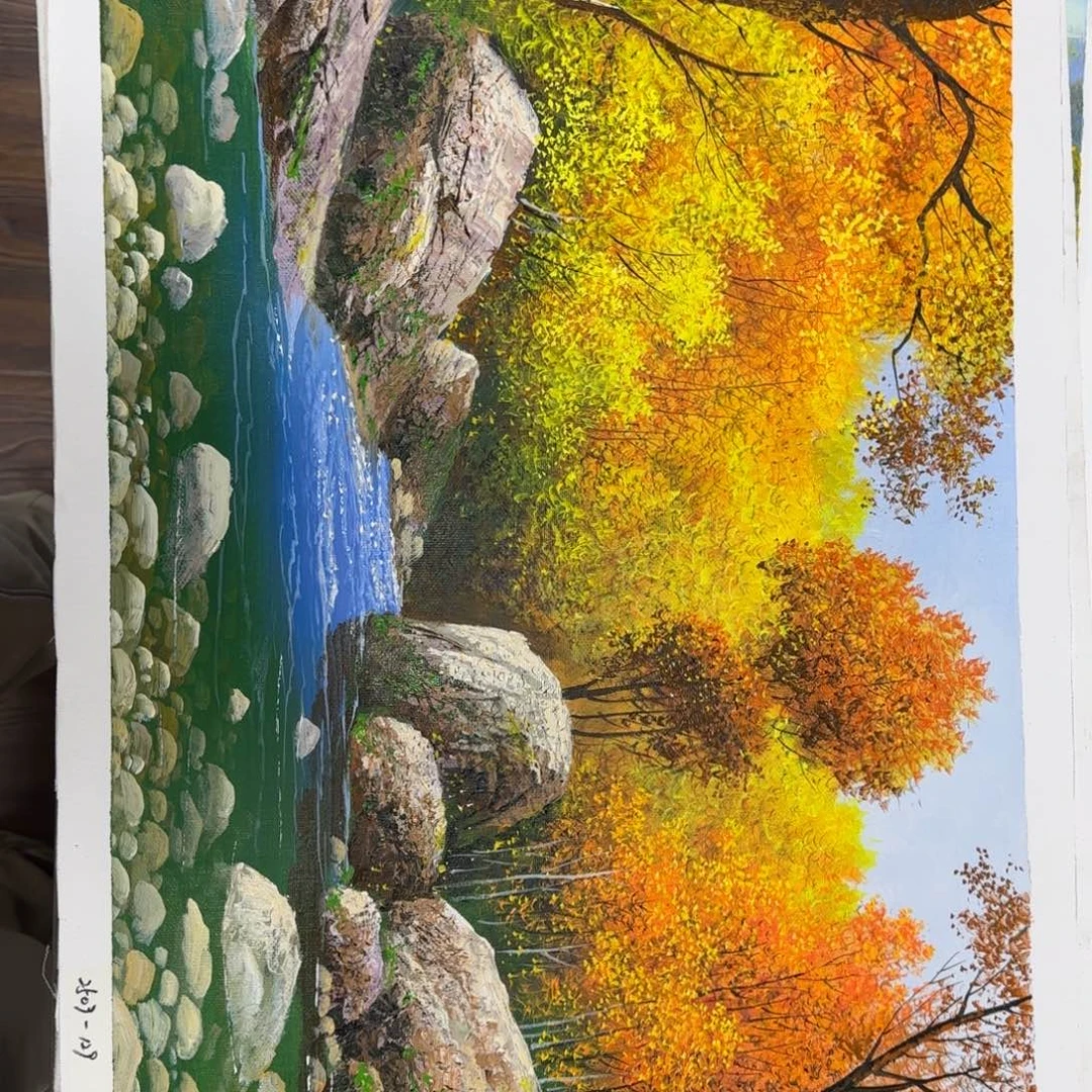 油画加油加油努力加油加油