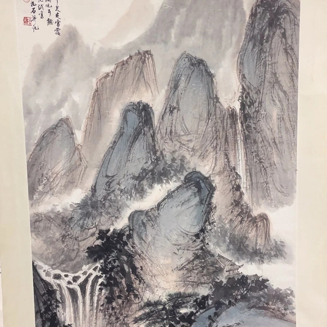 白***菜国画国画作品纸本