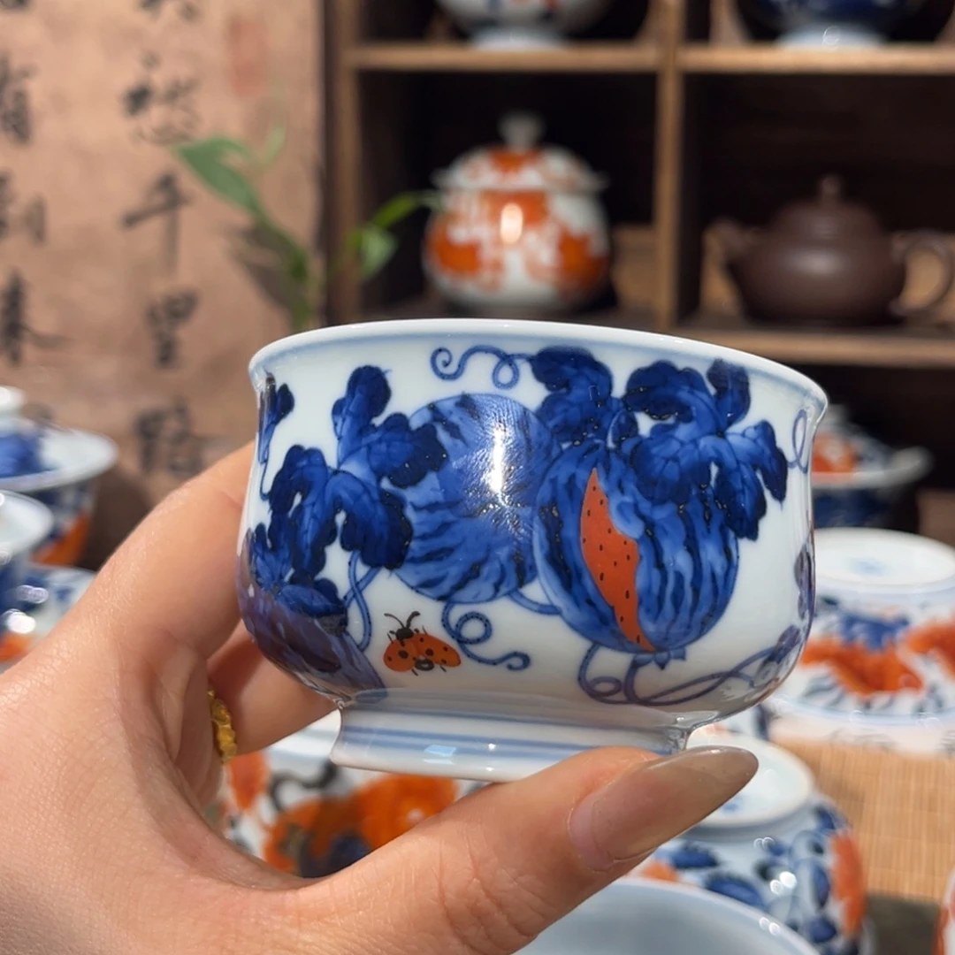 陶杯子景德镇陶瓷主人杯