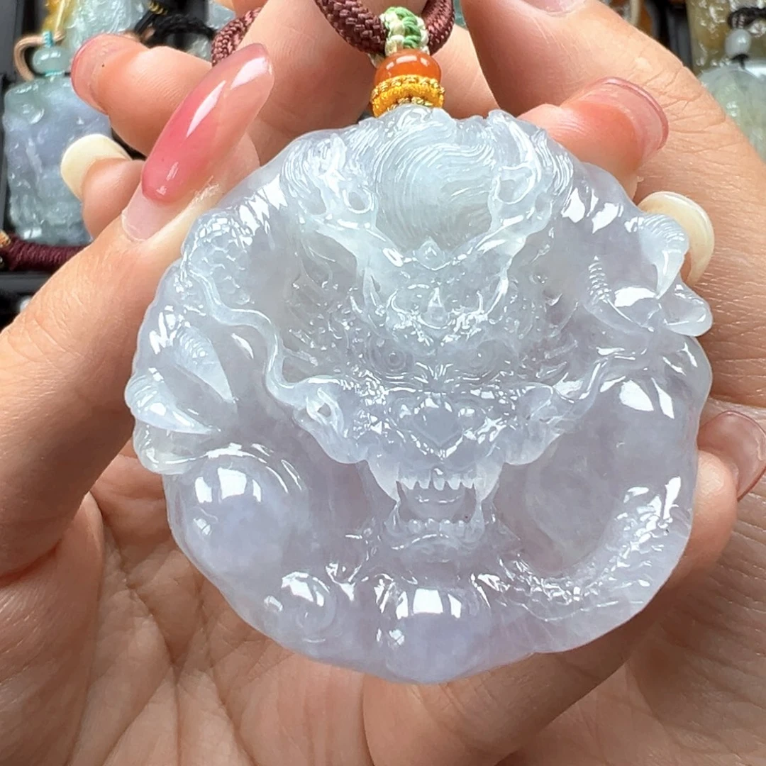 颈饰未镶嵌翡翠龙