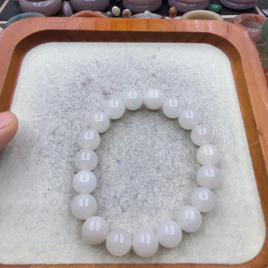 石英质玉圈口齐全未镶嵌
