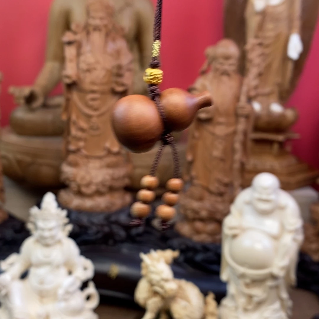 檀香木迈索尔老山檀香葫芦挂件