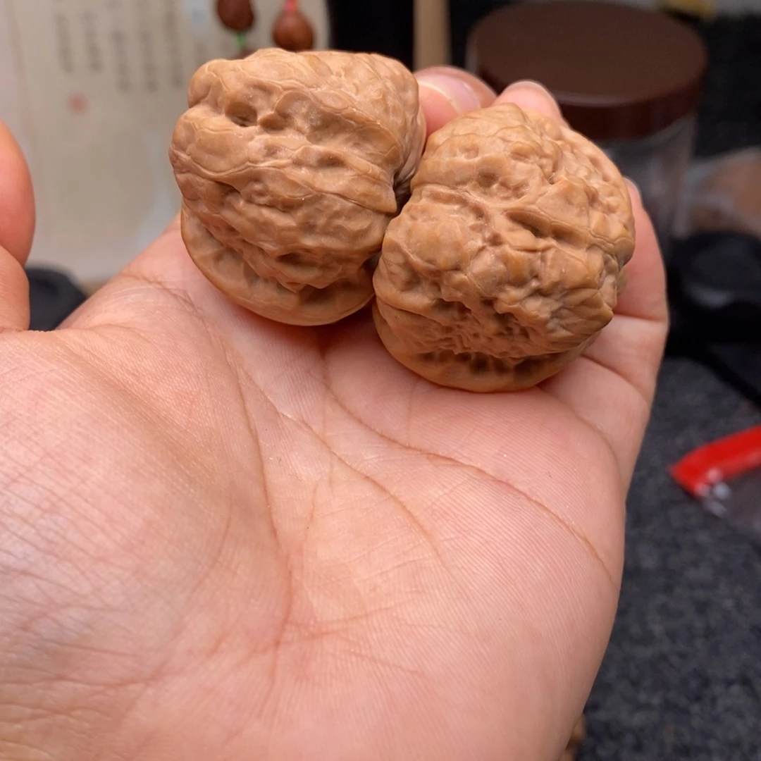 文玩核桃把件36蛤蟆头335