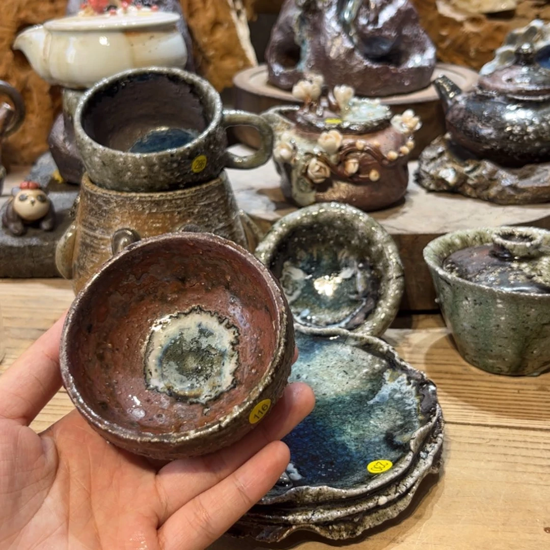 【闪购商品】柴烧手工茶具茶杯