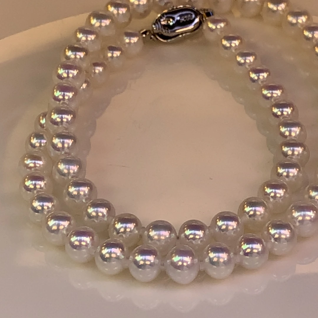 妮***妮淡水珍珠颈饰银S925镶嵌