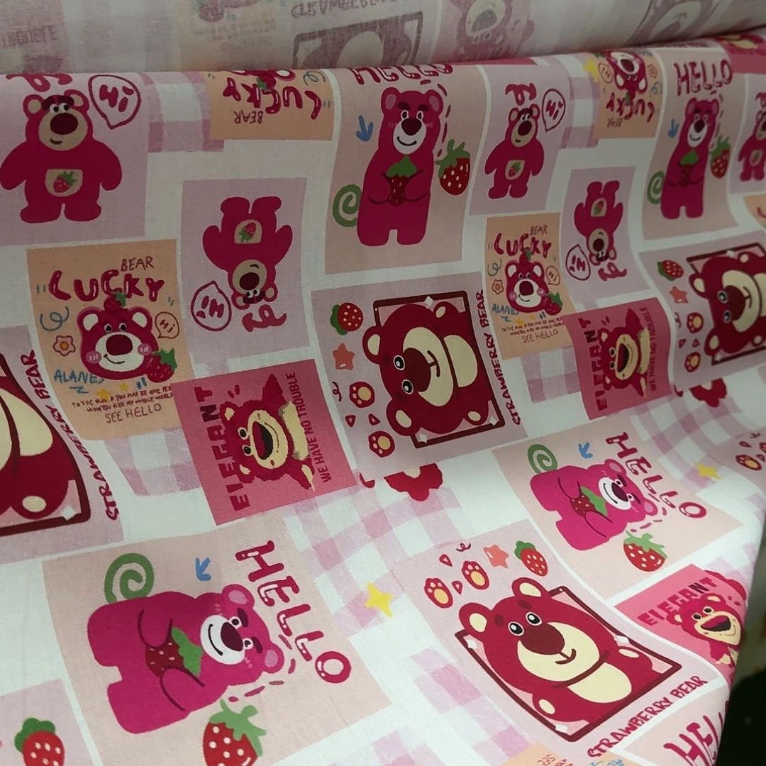 一米价纯棉平布1.1米宽果子布艺2区