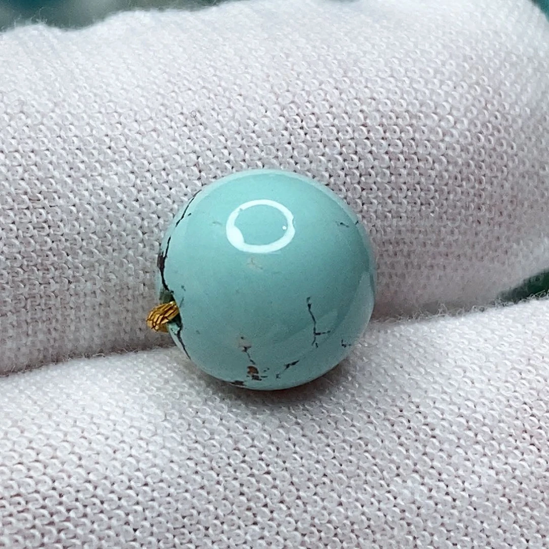 绿松石未镶嵌天然原矿地大质检抖音基地顺丰发货