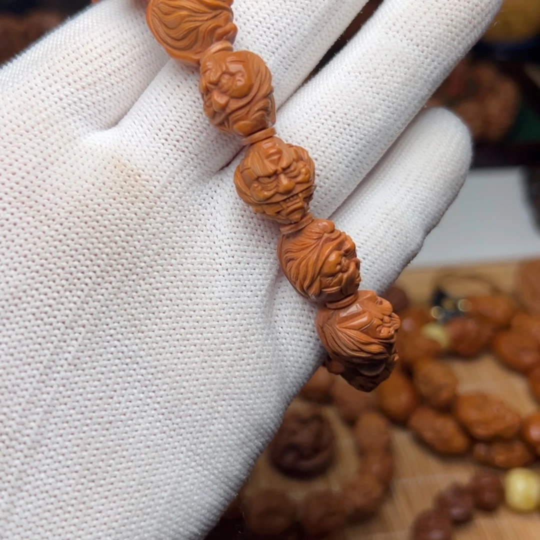 潍坊核雕纯手工雕刻钟馗纳福