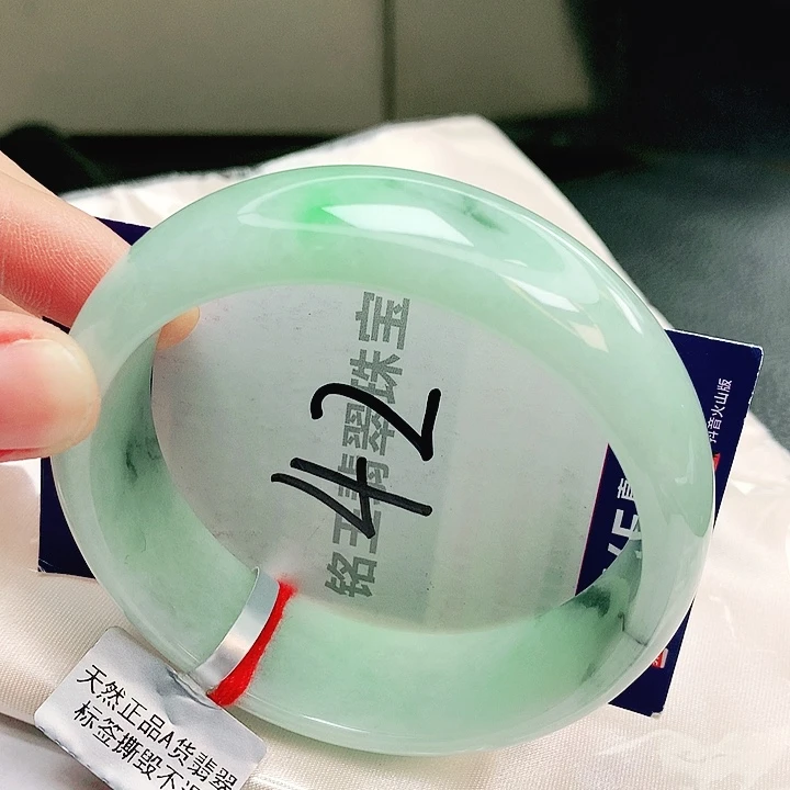 翡翠未镶嵌手镯缅甸天然a货翡翠手镯