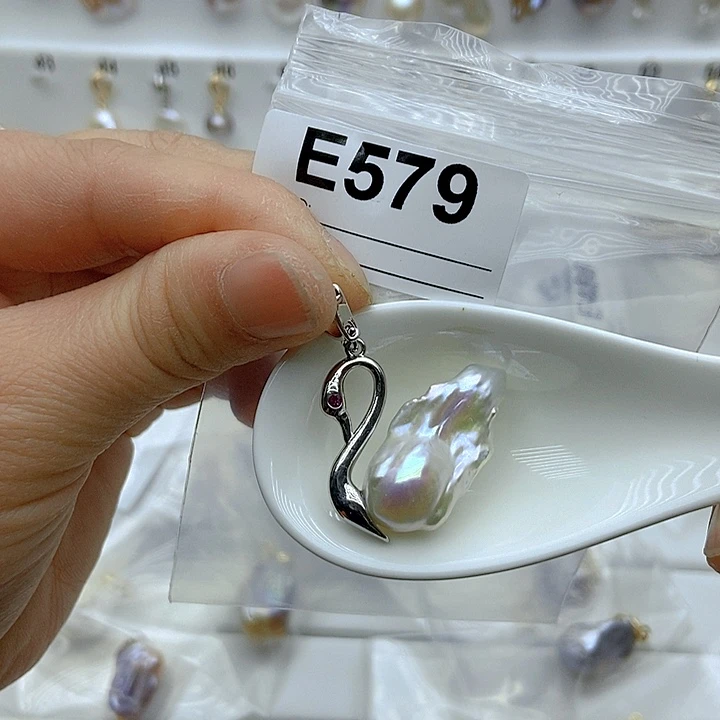 淡水珍珠颈饰银S925镶嵌