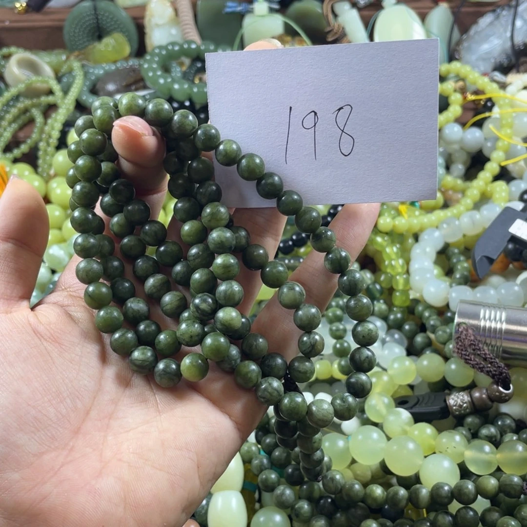 蛇纹石玉未镶嵌手串
