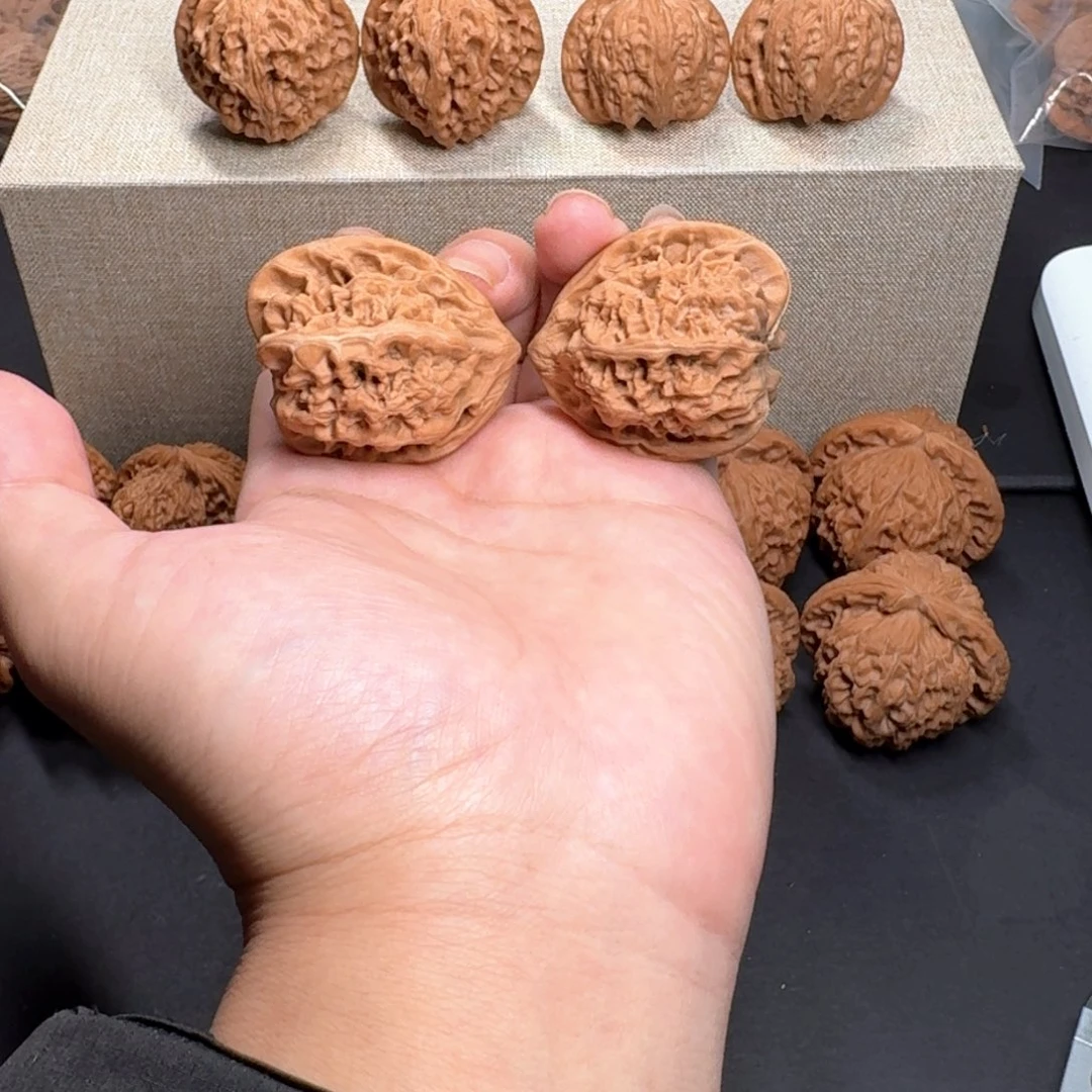 文玩核桃把件40承德粗筋全品（天残脚