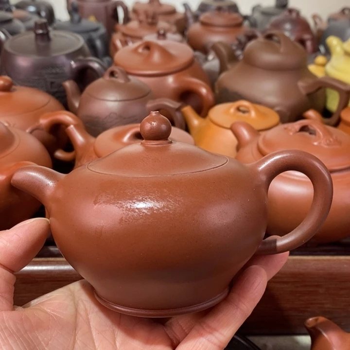 紫砂茶壶微瑕处理一把