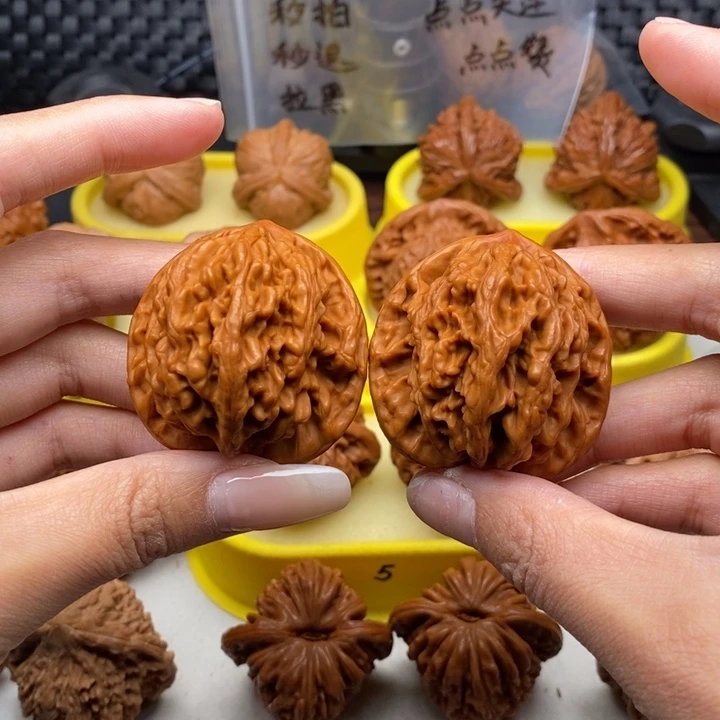 吊坠文玩核桃虎头43