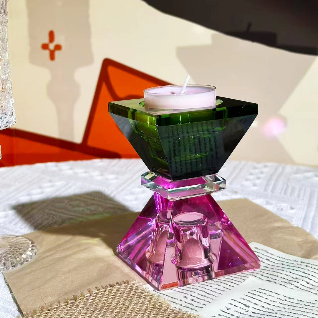 单只礼盒装-轻奢钻石水晶烛台香薰礼盒高级感香氛摆件居家香薰