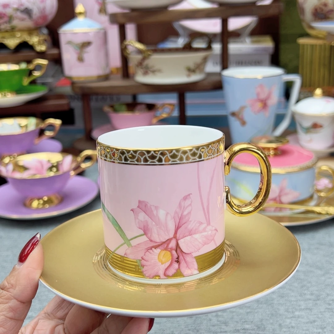 自然写生卡特兰杯碟礼盒