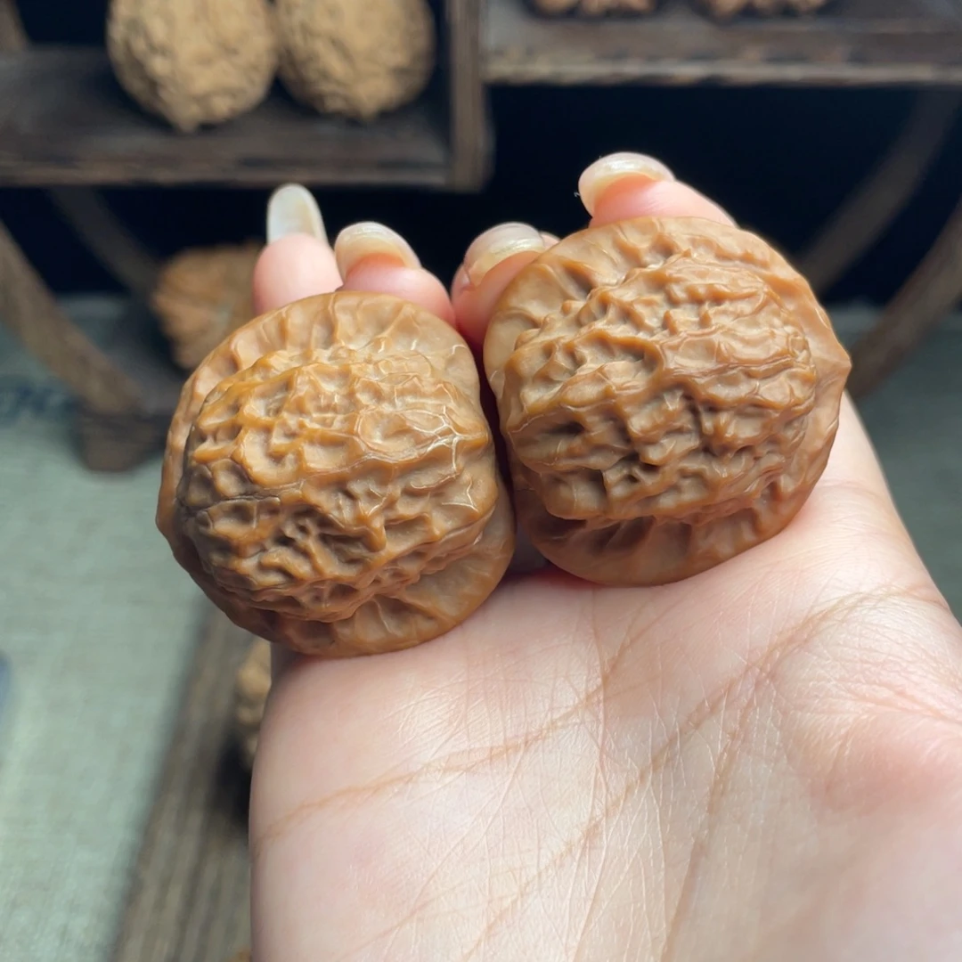 文玩核桃吊坠瓷娃娃37 全品白茬精配毕业红皮克重打手