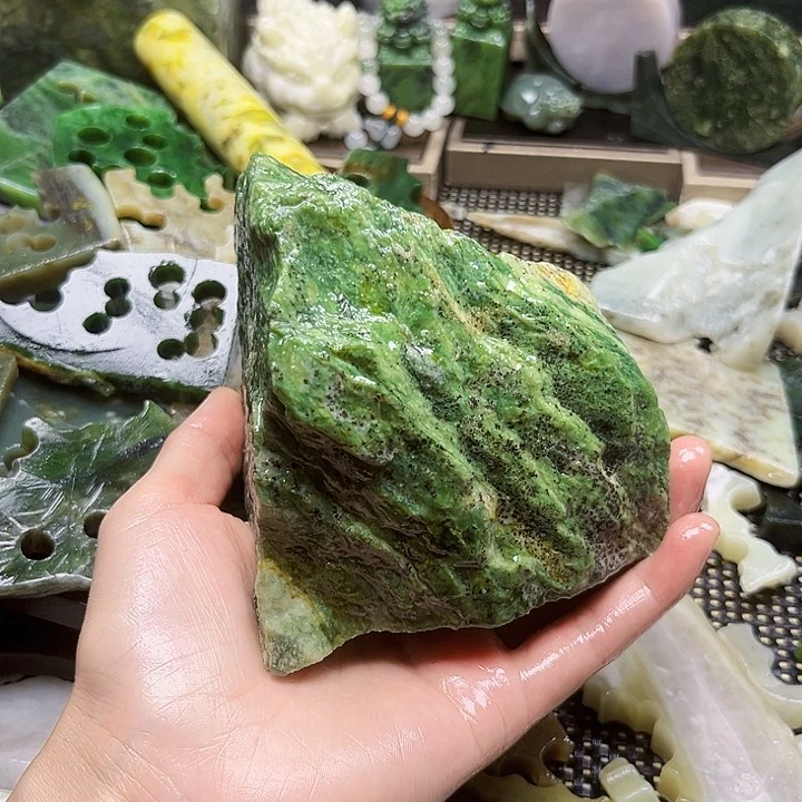 和田玉珠宝半成品未镶嵌