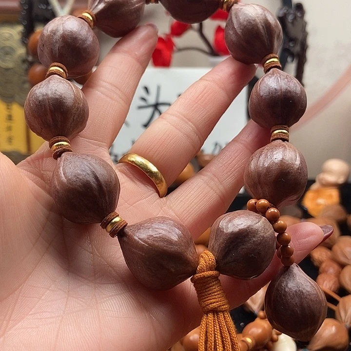 橄榄核手串/手链紫气东来