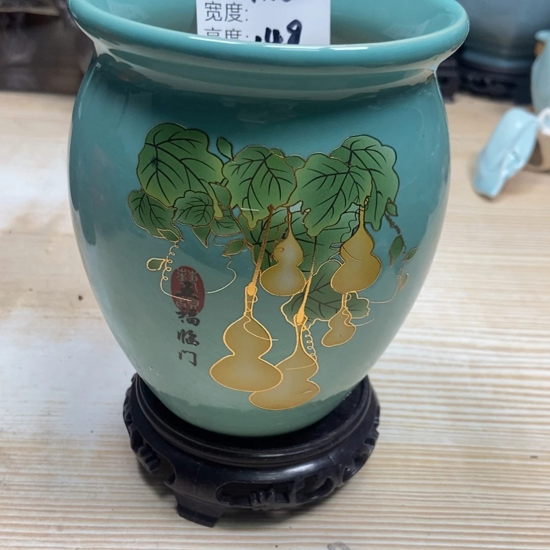 瓷片陶瓷花盆陶瓷艺术